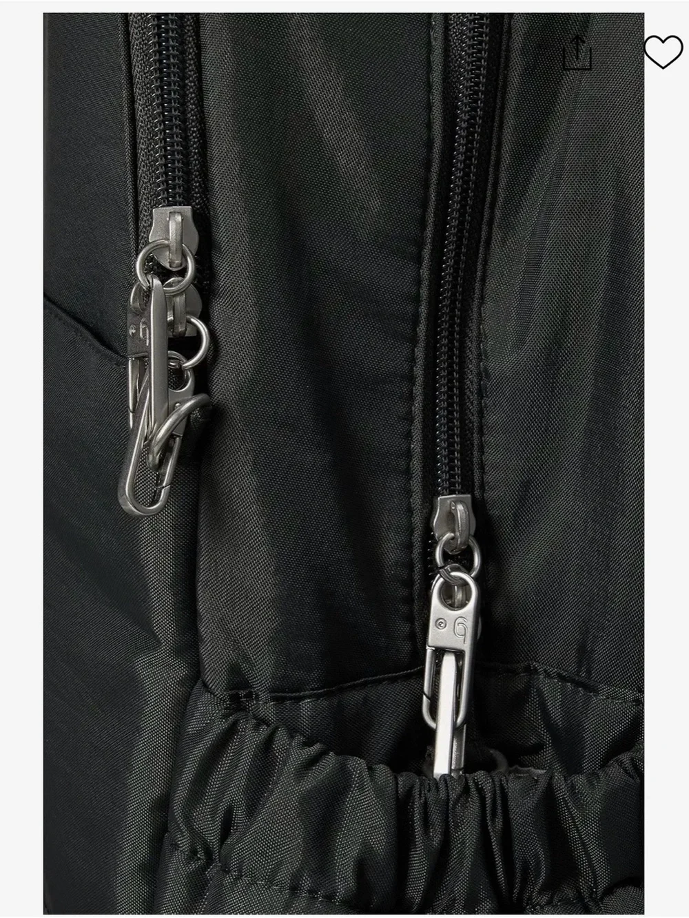 NWT Baggallini Securtex Anti-Theft Laptop Backpack in black